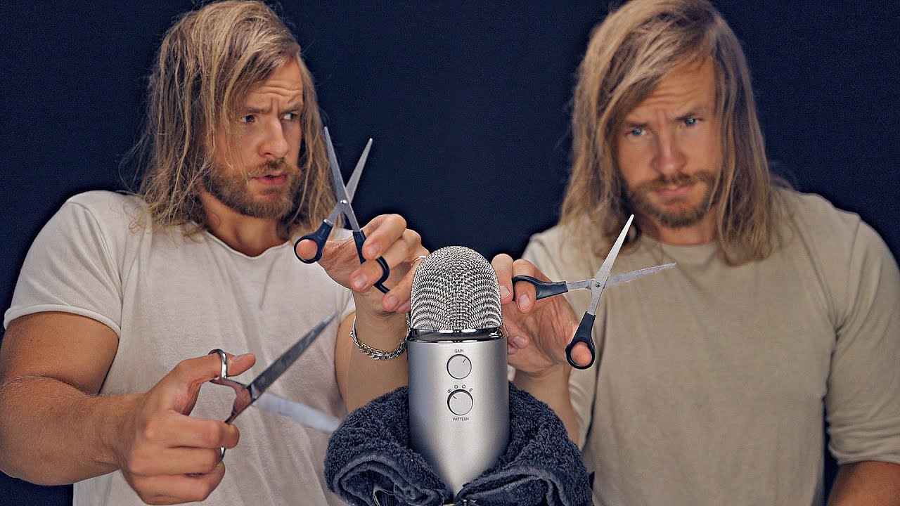 Ultra FAST VS Ultra SLOW RAW Haircut Scissors ✂️ASMR✂️