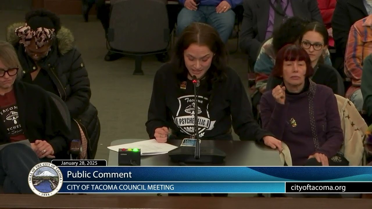 City of Tacoma vote on decriminalization of entheogens