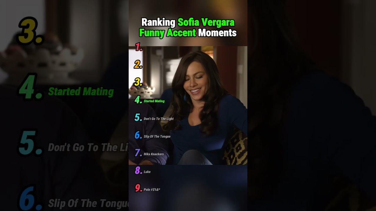 Ranking Sofia Vergara Funny Accent Moments In Modern Family✨