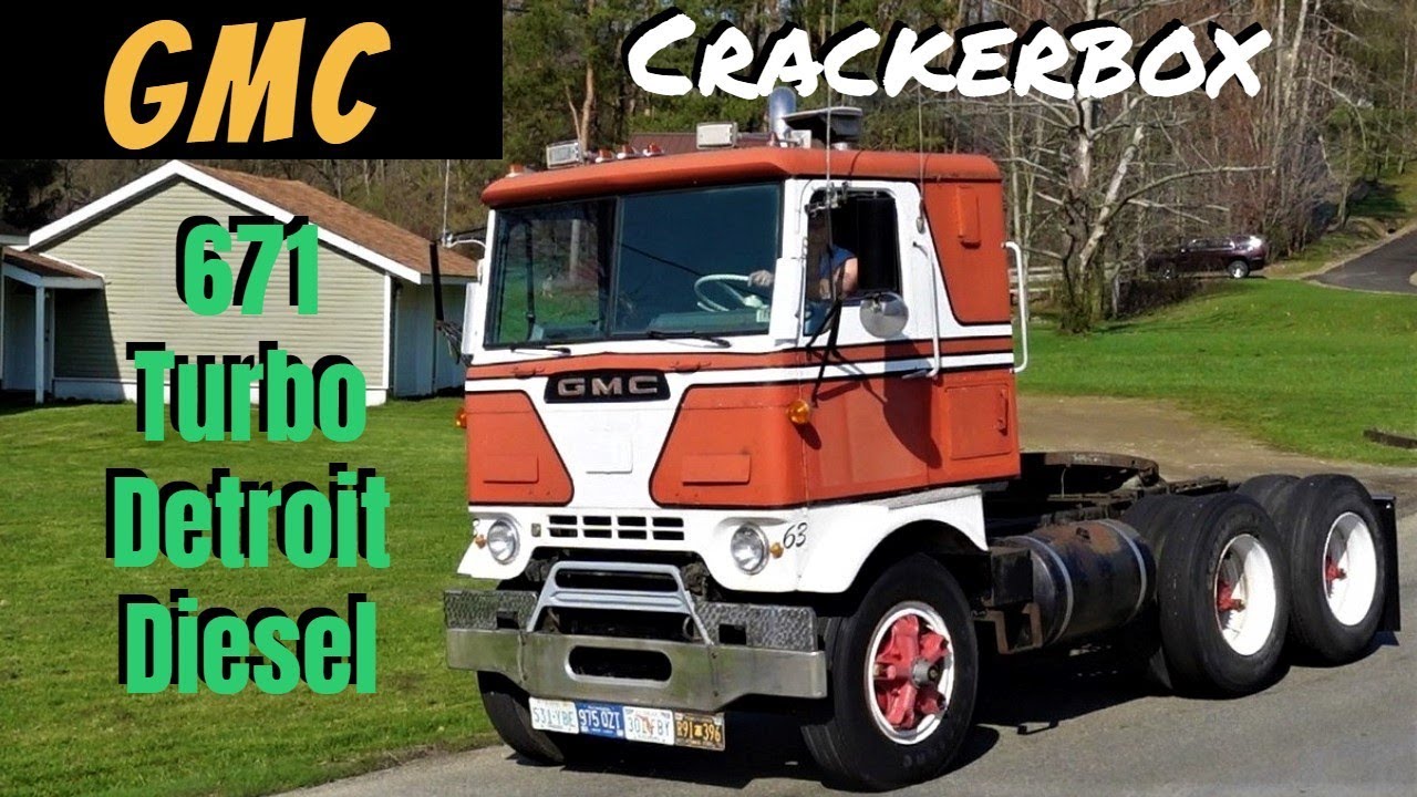 GMC Crackerbox Detroit Diesel 671 Turbocharged / Vintage Gas Station & Hot Rods