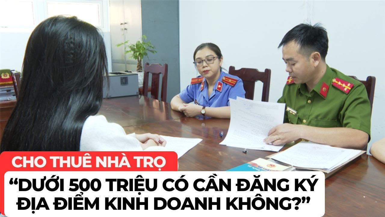 Cho thuê nhà trọ dưới 500 triệu/năm có phải đăng ký địa điểm kinh doanh | Nam Review