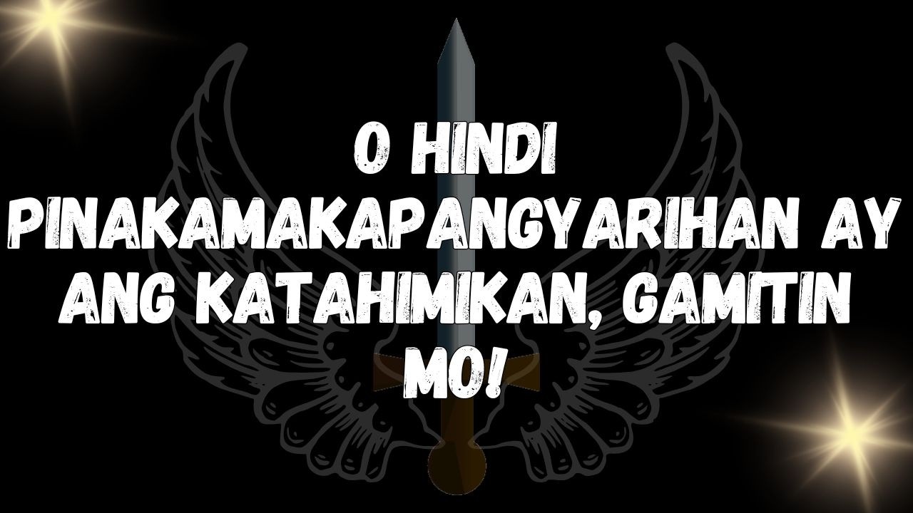 O Hindi Pinakamakapangyarihan Ay Ang Katahimikan, Gamitin Mo!  MENSAHE NG MGA ANGHEL