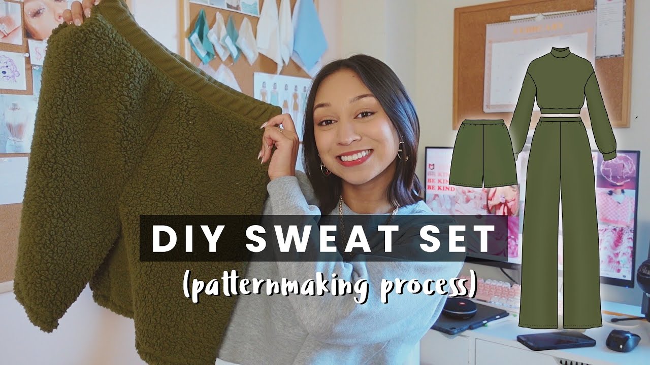 DIY Sweat/Loungewear Set PART 1: Patterning & Prototyping (how I make and adjust my patterns)