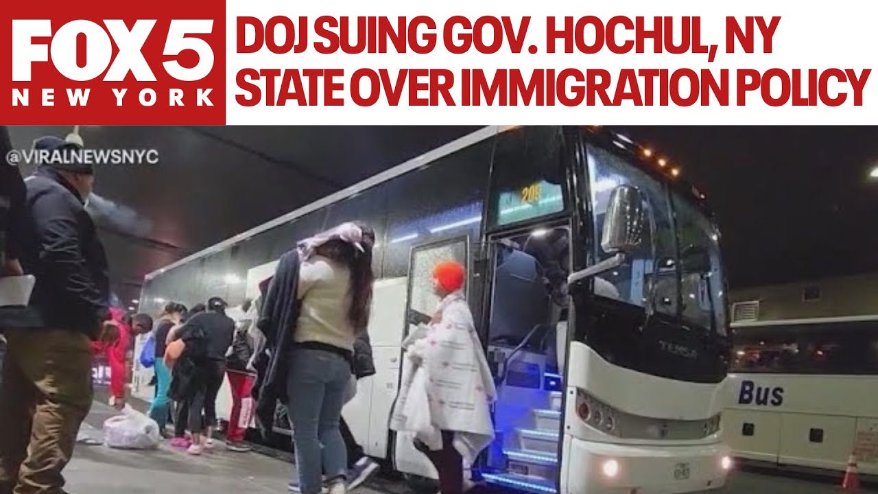 DOJ suing Gov. Hochul, NY state over immigration policy: 'It stops today'