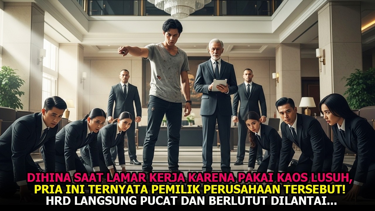 Dihina Saat Lamar Kerja Karena Bajunya Lusuh❗Pria ini Ternyata Pemilik Perusahaan Tersebut, Begini..