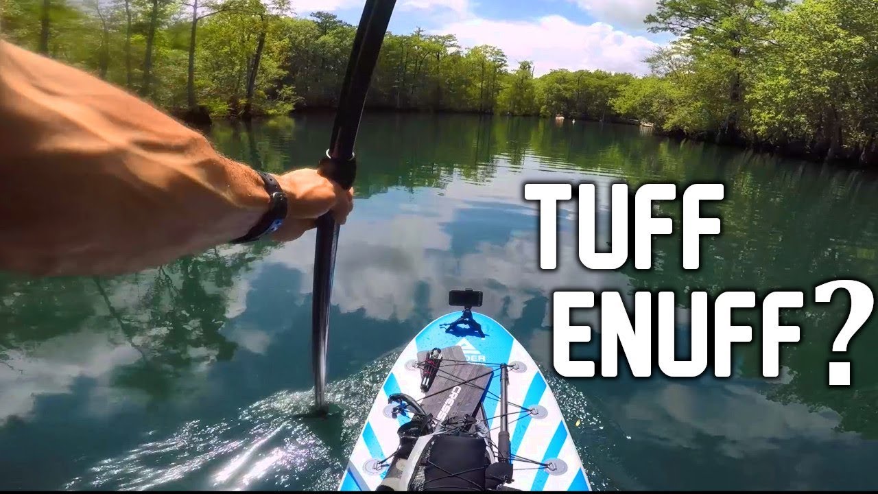 My First Time on a INFLATABLE SUP - Morrison Spring Florida