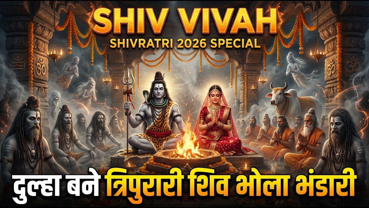 🌺🙏hansraj raghuwanshi song, | दूल्हा बने त्रिपुरारि शिव भोला भंडारी | Lyrical #hansrajraghuvanshi