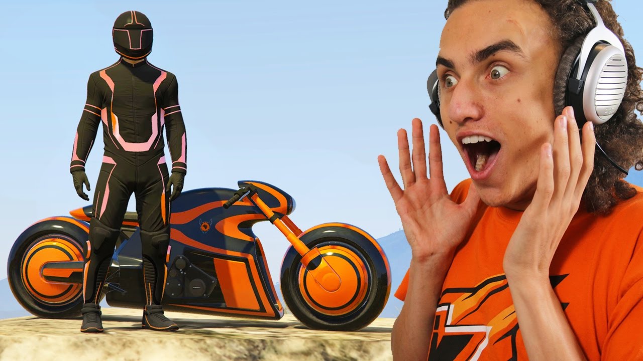 NEW EXTREME BIKE LASER FIGHT! (GTA 5 Funny Moments)