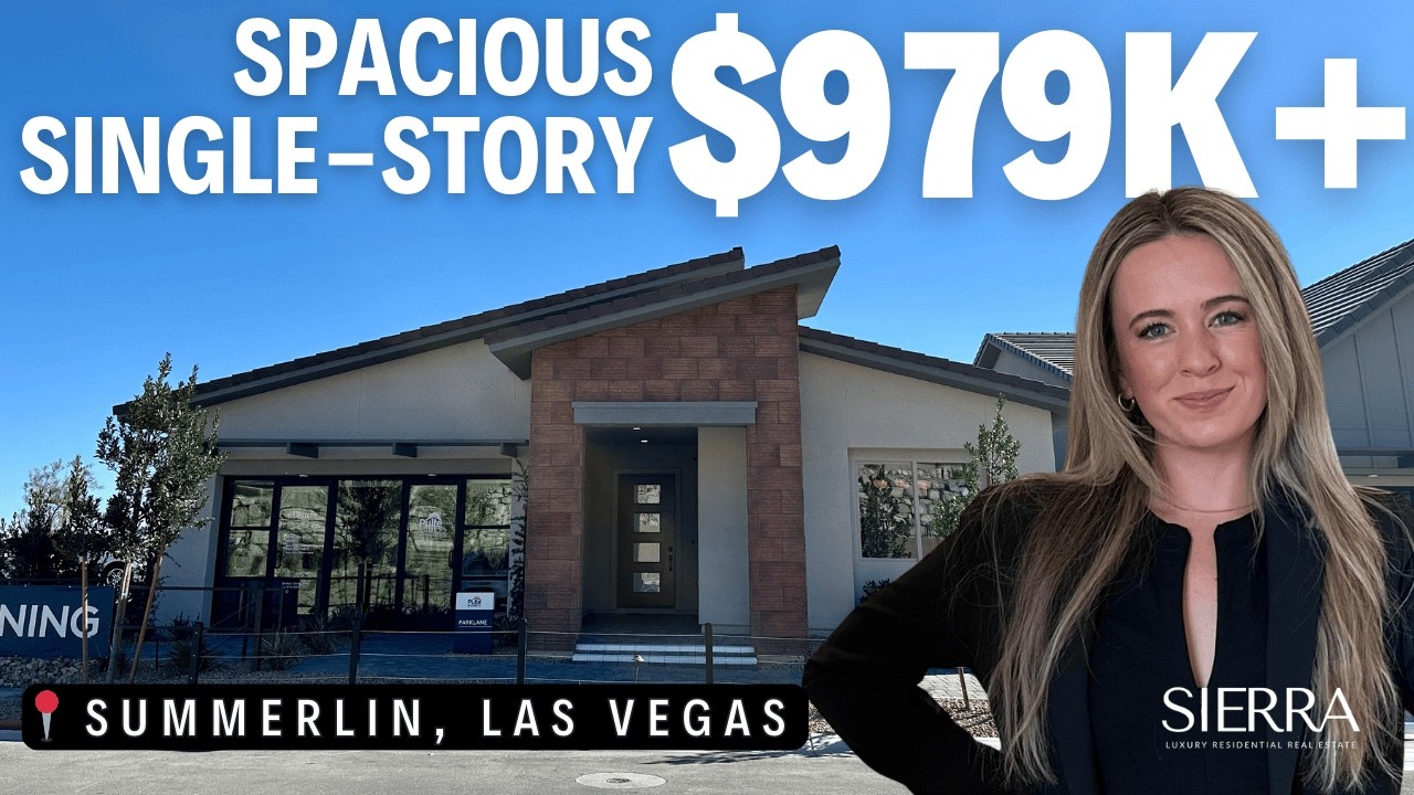 You Won't Believe This OPEN SINGLE-STORY LAYOUT | Parklane Floor Plan Pulte | Summerlin New Homes