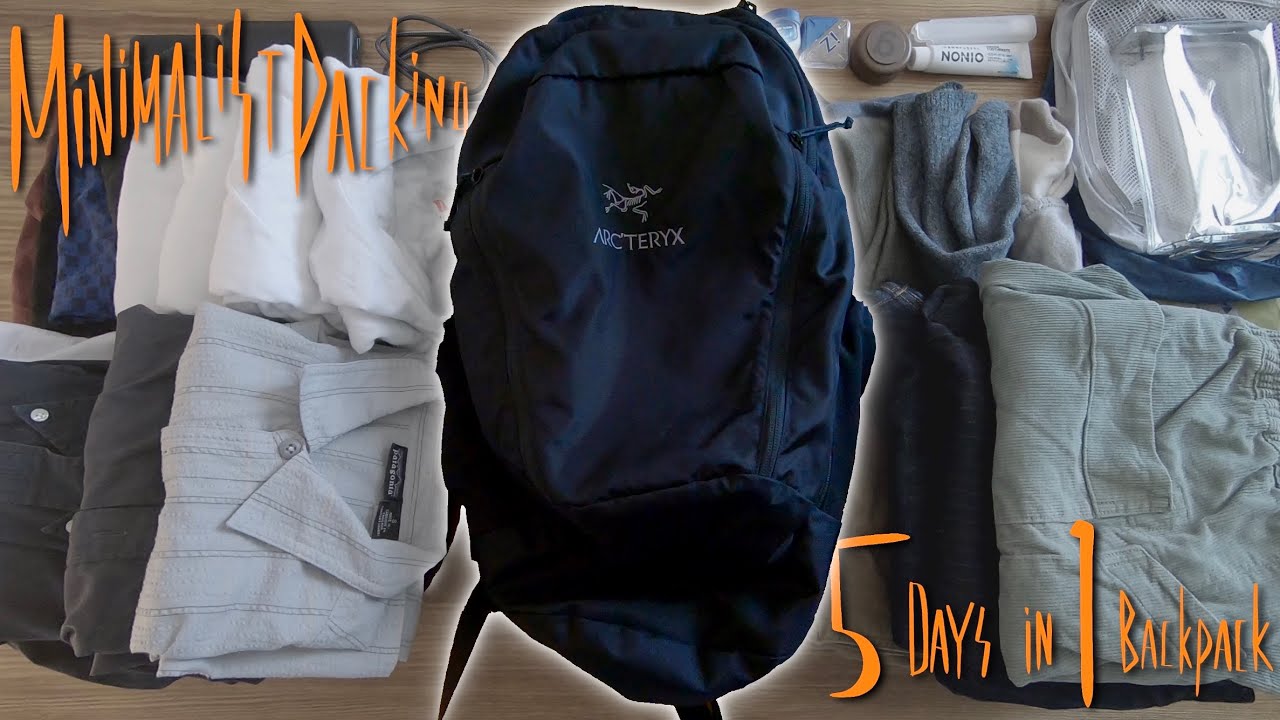 ARC&rsquo;TERYX MANTIS 26 BACKPACK / Minimalist Packing 5 Days in 1 Backpack - Backpacking:vol.17 [Remake]