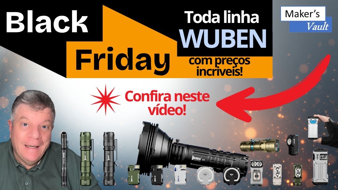 Black Friday Wuben com pre&ccedil;os Incr&iacute;veis - At&eacute; 01Dez2025 - Estoque no Brasil - Conhe&ccedil;a os produtos