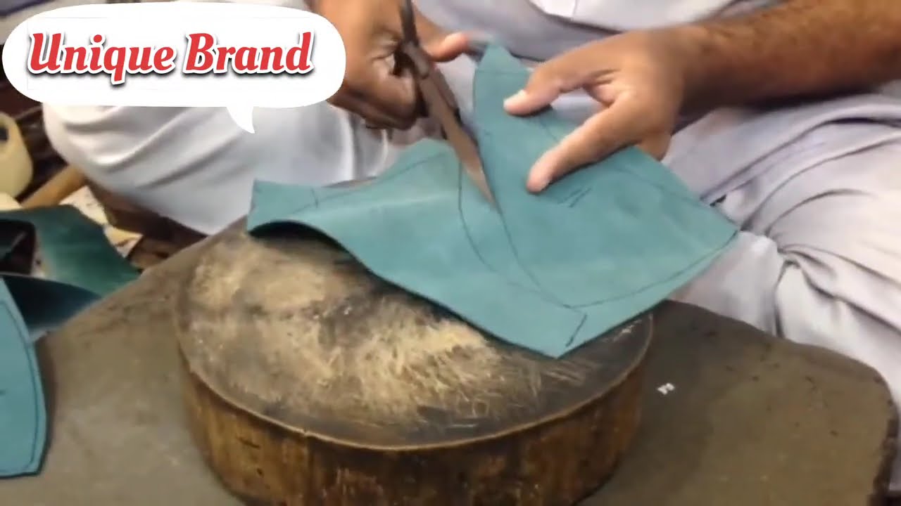 Making OF Special Kaptaan Peshawari Chappal 💞 #uniquebrand #PeshawariChappal #kaptanchappal