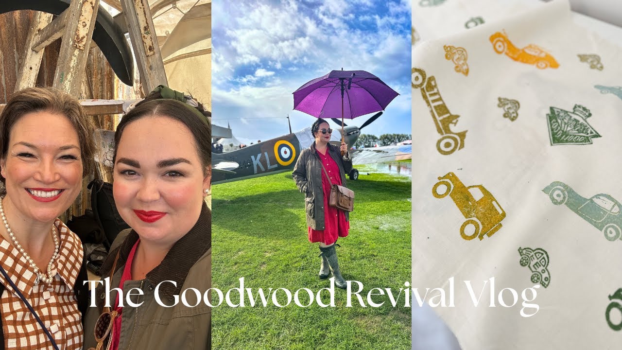 Come To Goodwood Revival With Me | Block Printing, Kintsugi, Upcycling Knits & More!