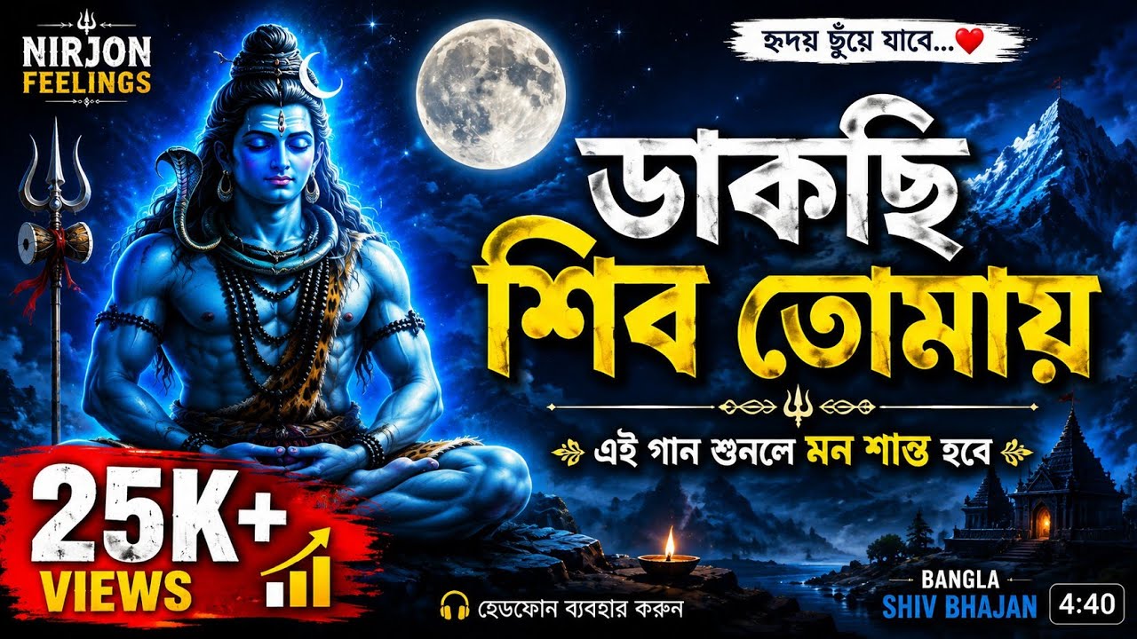 ডাকছি শিব তোমায় | Heart Touching Bangla Shiv Bhajan | Nirjon Feelings