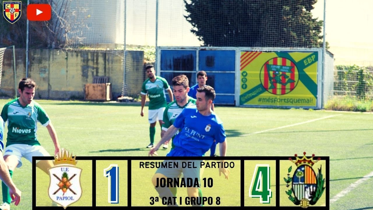 UE PAPIOL 1 - CF OLESA 4 I 3ª CATALANA I GRUPO 8 I 10ª JORNADA I CATALUNYA FUTBOL