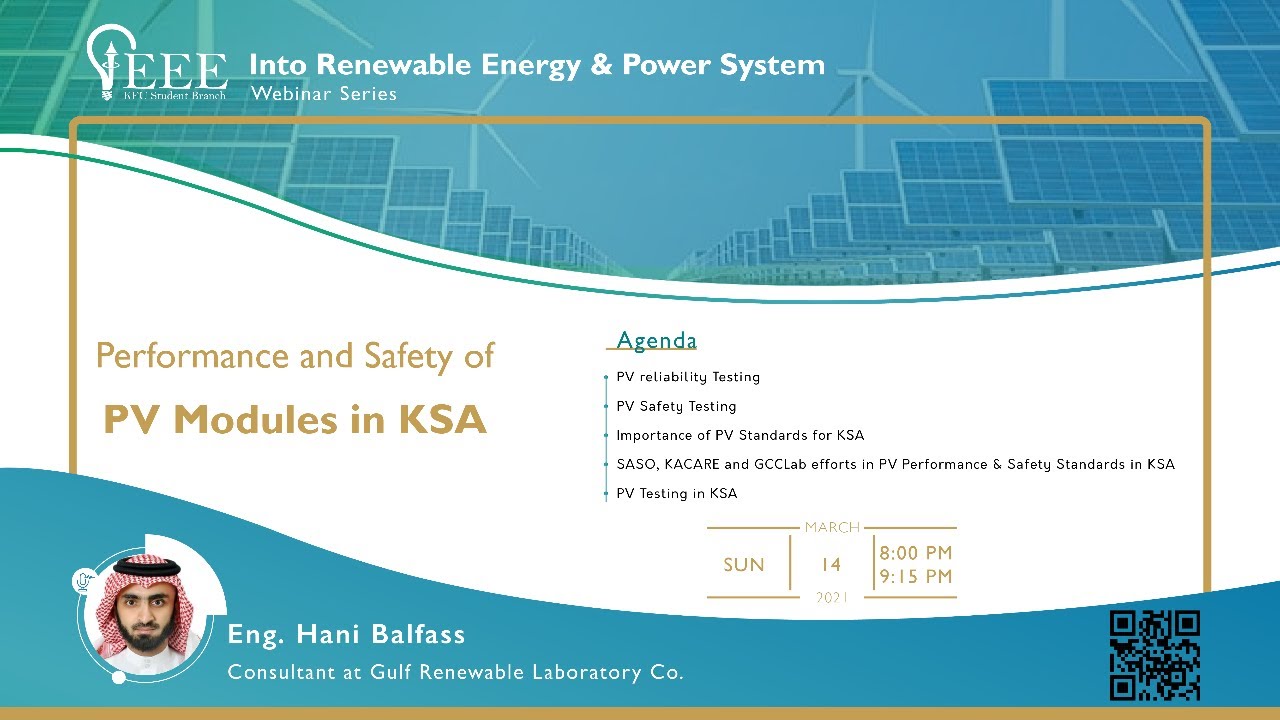 Performance and Safety of PV Modules in KSA