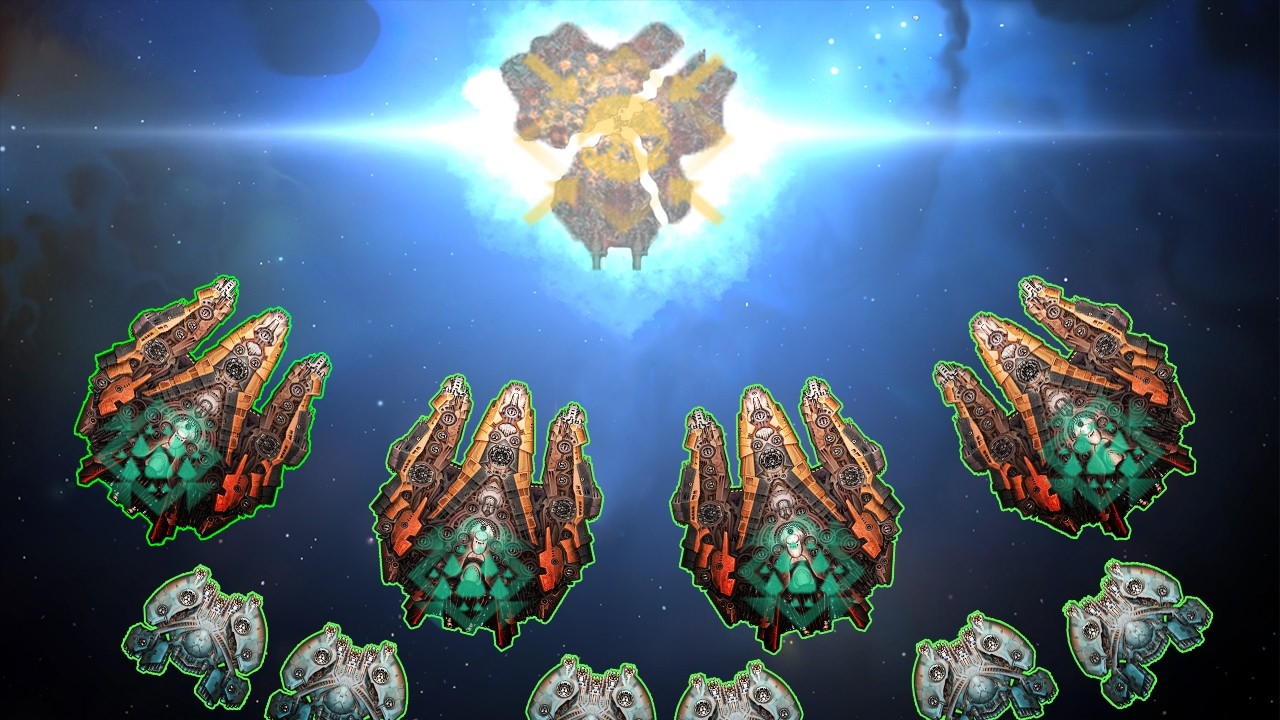 [Starsector] Derelict Ops Onslaughts + Fulgents vs 12 Ordos