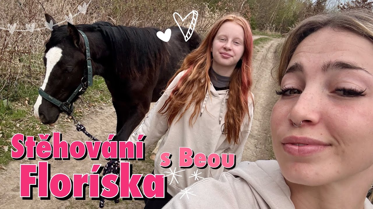 STĚHOVÁNÍ FLORÍSKA s Beát, trénink na kravách // weekend vlog