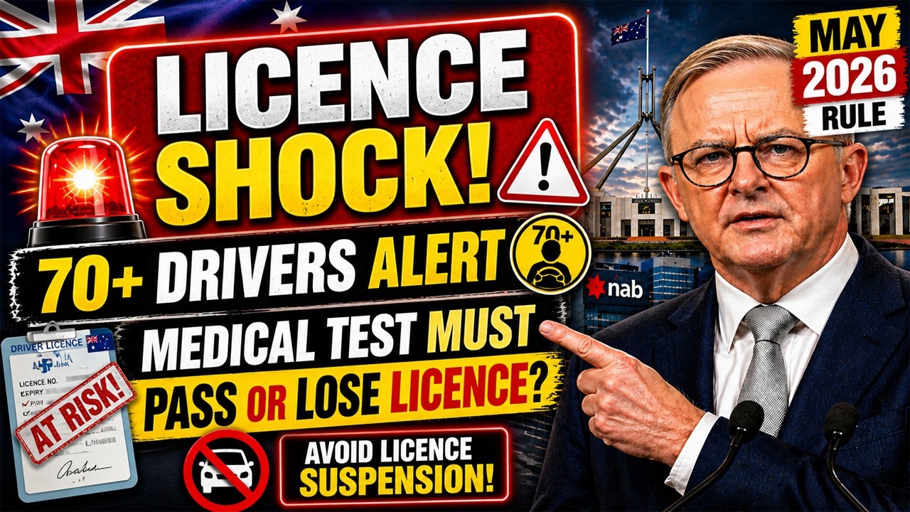 🚨 Australia Licence Alert May 2026 | 70+ Drivers Must Pass Medical Test | Avoid Licence Suspension