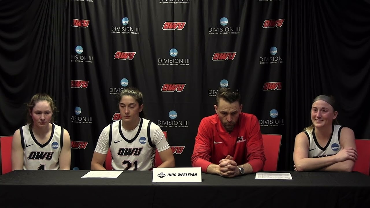 2026 NCAA DIII Women's Basketball Championship - Second Round | Ohio Wesleyan Press Conference