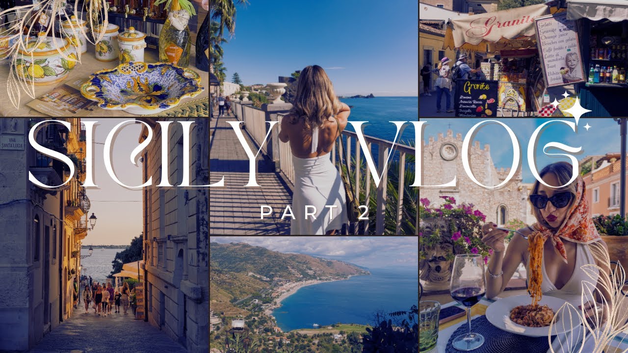 Sicily Vlog Part 2 🇮🇹 | Catania, Siracusa & Taormina • Food, Views & Aesthetic Moments