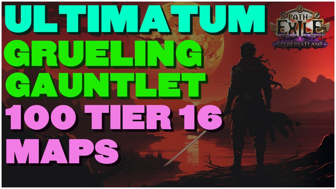 [POE 3.27] Я прохожу 100 карт изнурительного Gauntlet Ultimatum, и текущие результаты просто безу...