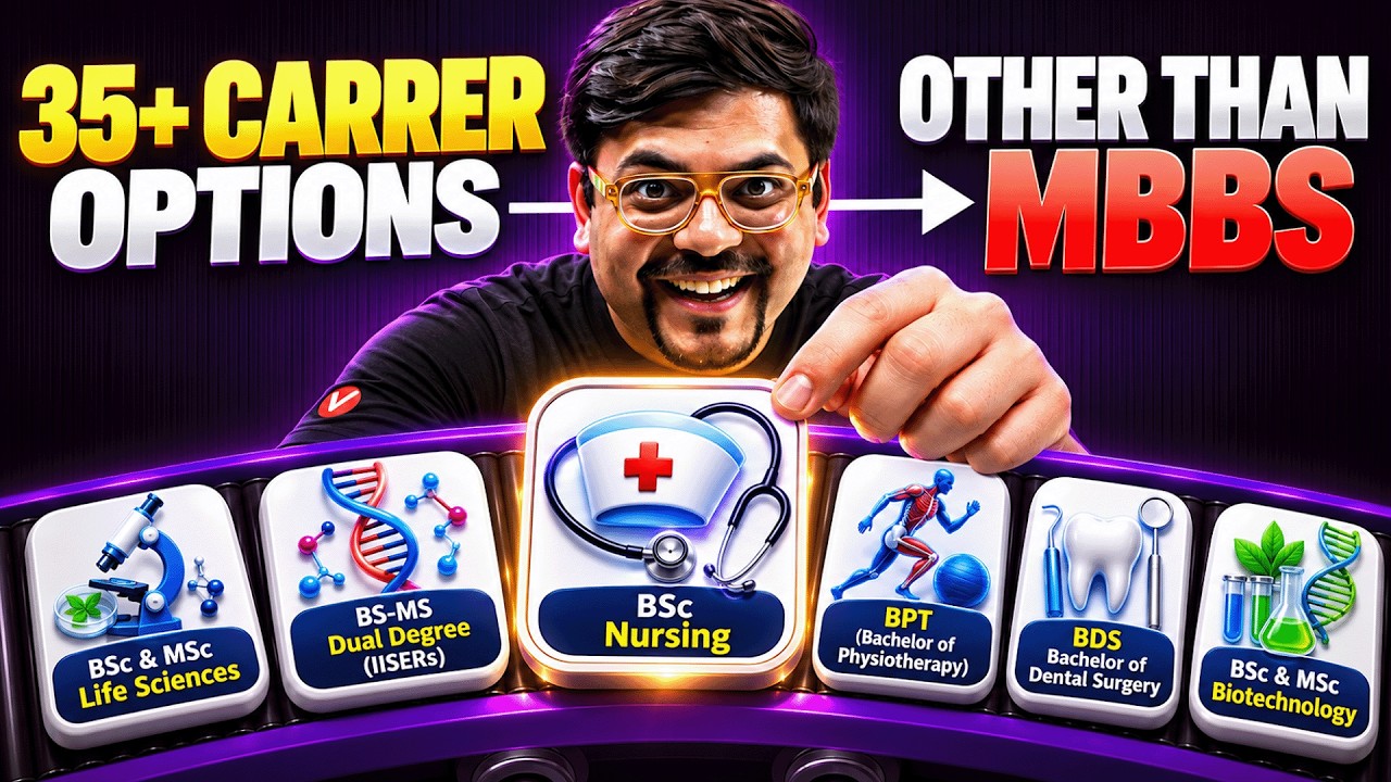 35+ Best Highest Paying Career Options Beyond MBBS | NEET 2027 Aspirants | Harsh Sir