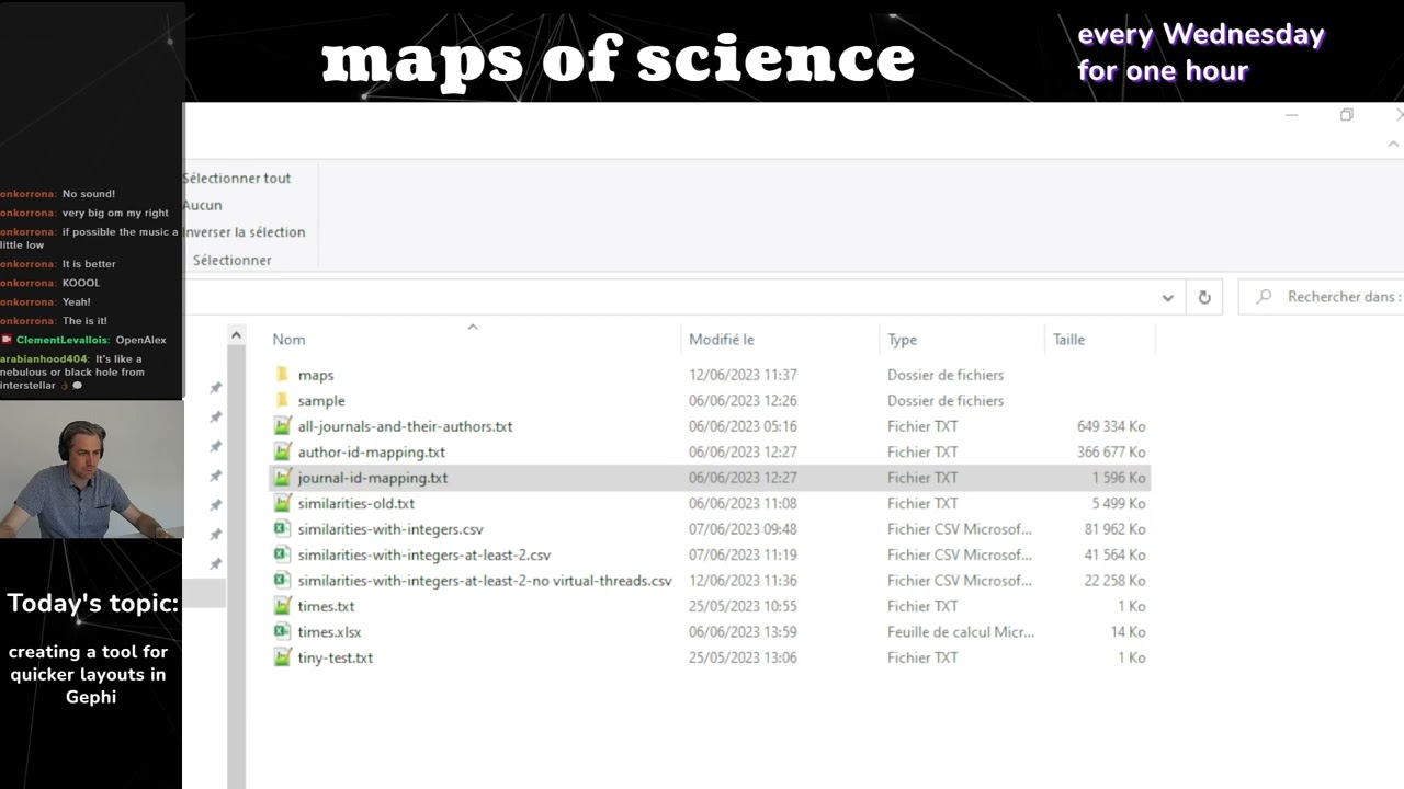 Scientiometrics project - #10 - adding journal names to the map