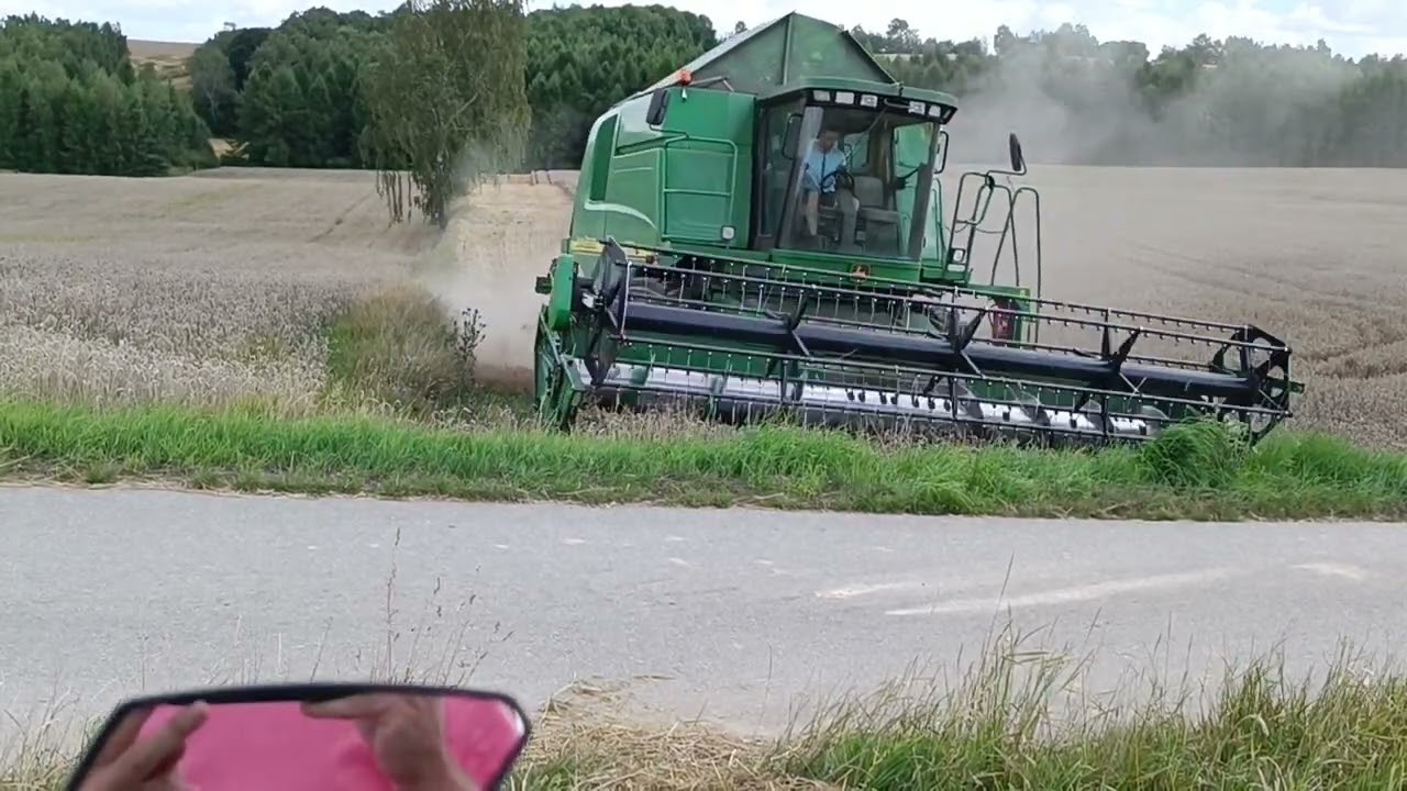 Żniwa 2022 małopolska. John Deere 9660 WTS