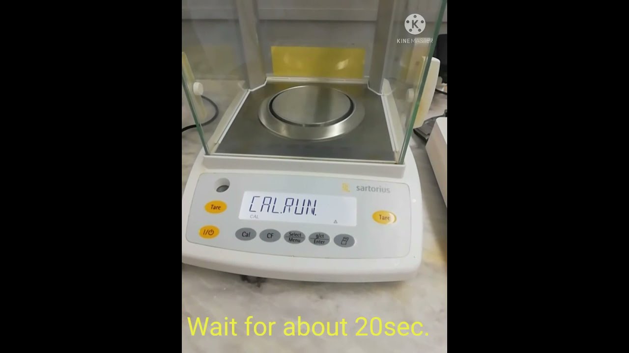 HOW TO CALIBRATE SARTORIUS ANALYTICAL BALANCE