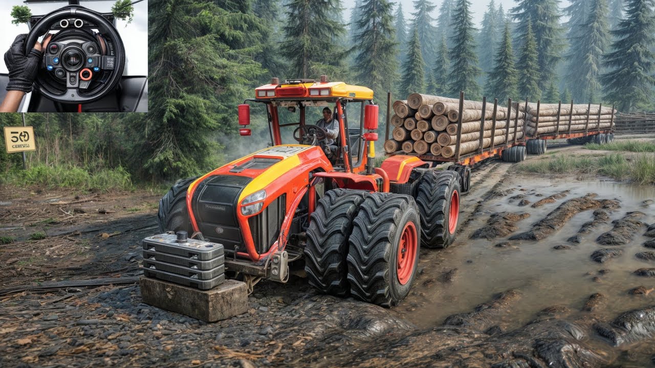 Ultimate Logging Challenge With Futom 7290RA | Season 14 | SnowRunner | Logitech G29 Gameplay  #1001