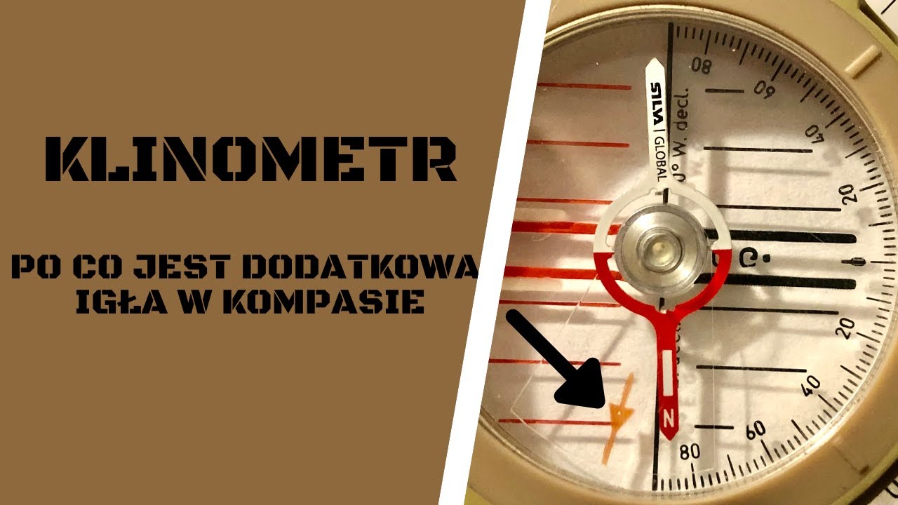 KLINOMETR - pomiar kąta nachylenia - kompas SILVA EXPEDITION GLOBAL 360
