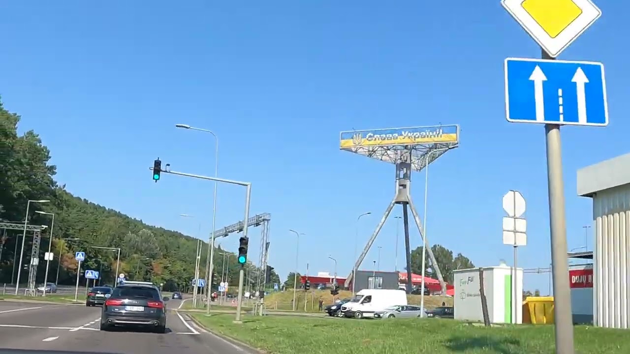 Scenic drive in VILNIUS - 🇱🇹 Lithuania 🇱🇹
