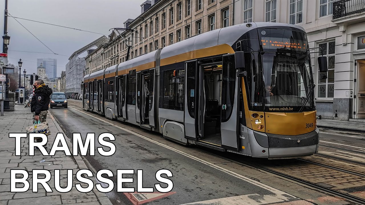 🇧🇪 Trams in Brussels / Tramway De Bruxelles / Brusselse Tram (2022) (4K)