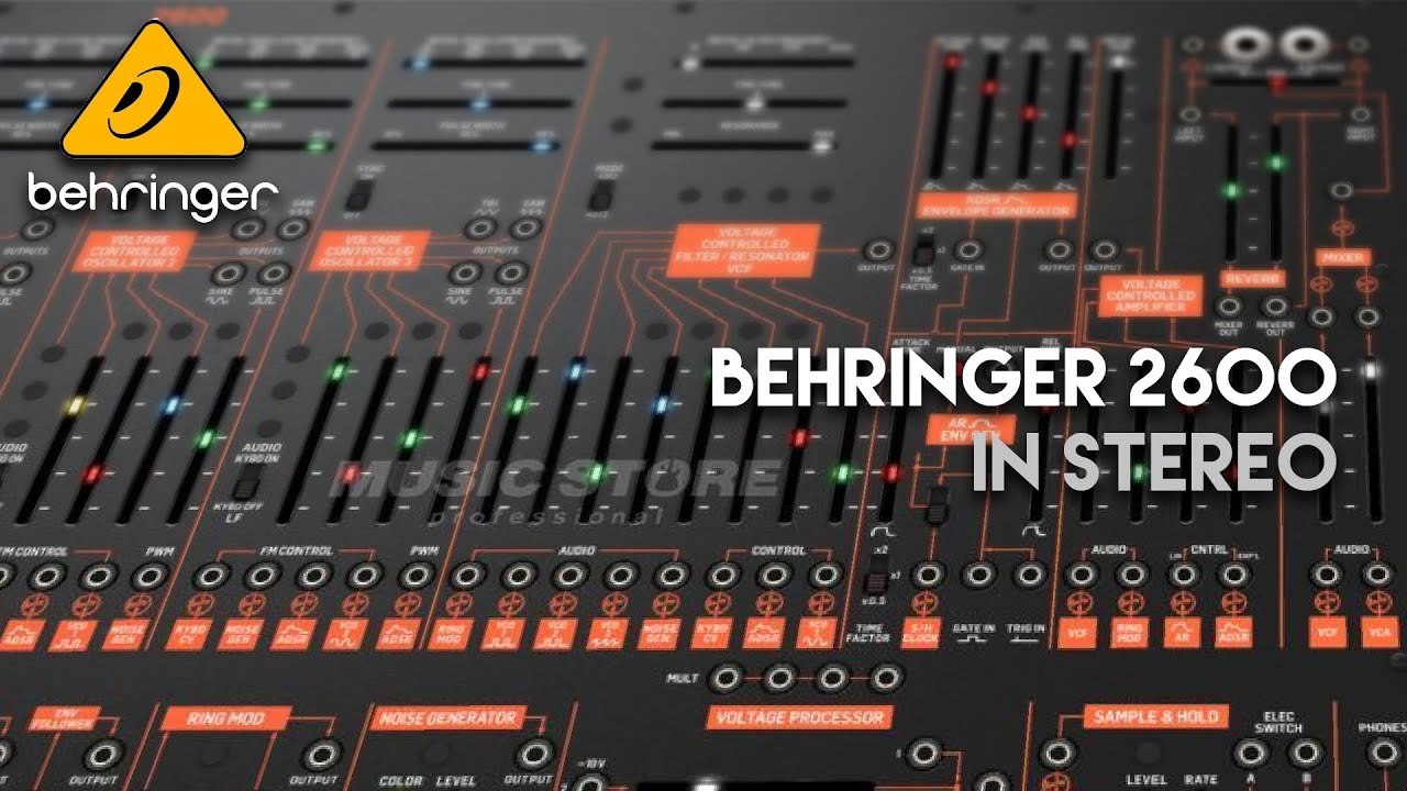 The Behringer 2600 in stereo