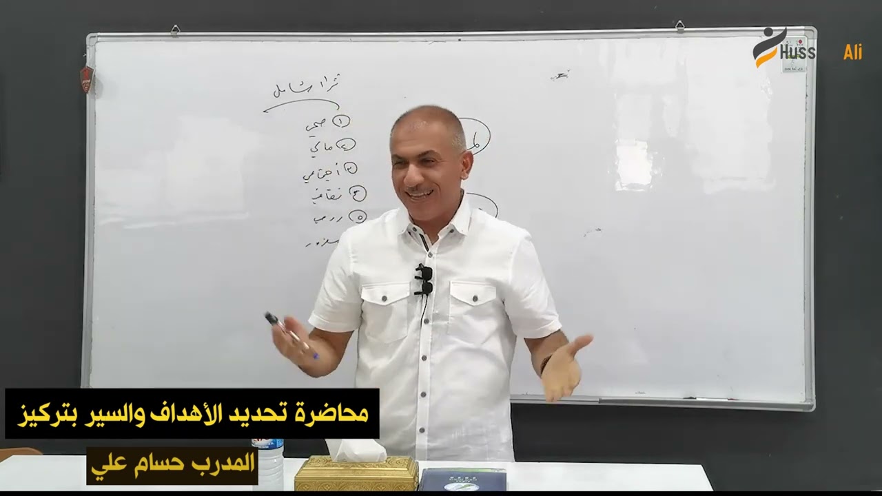 ورشة عمل تشاركية مع المهندس حسام علي حول تحديد الأهداف والسير بتركيز في مشروع DXN الذكي