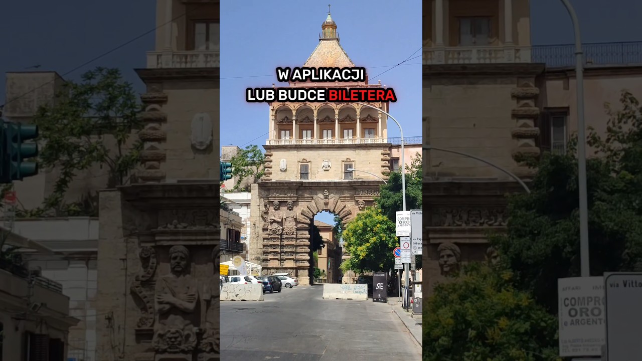 Jak z lotniska dostać się do centrum Palermo. #palermo #italia #włochy #bus #train #flypシ #lot