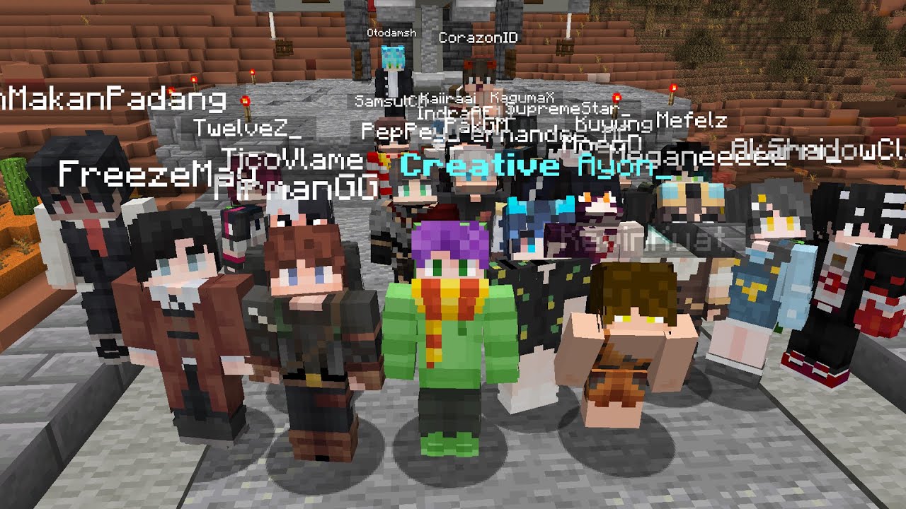 Minecraft BRUTAL SIEGE !! (7 Survival VS 20 Creative)