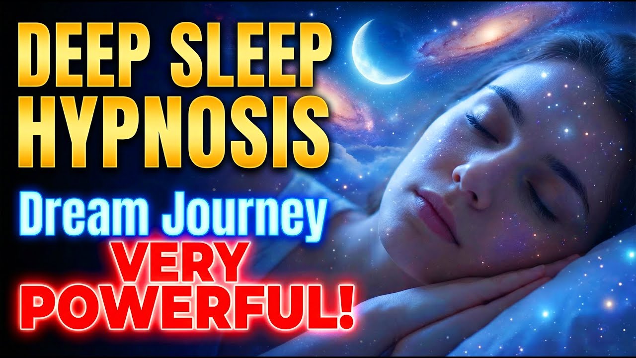 Deep Sleep Hypnosis (VERY POWERFUL!!) ✨ Dream Journey 💤 INSTANT SLEEP