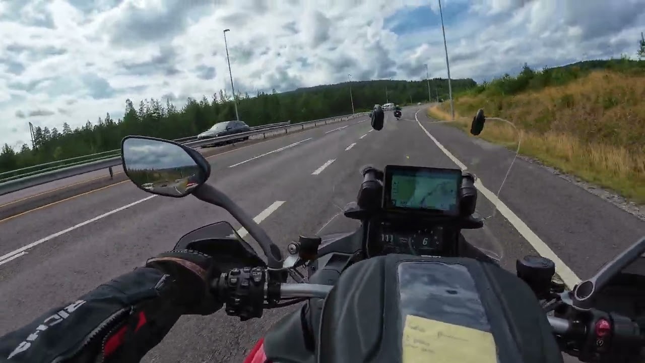 Norway on Ducati Multistrada V4 Rally day one, part two. from Ferry to beginning Gaustadtoppen.