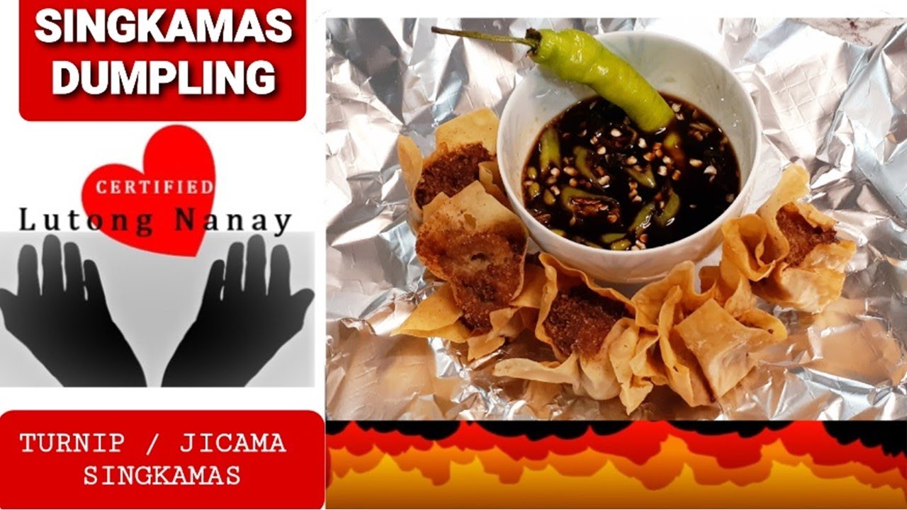 SINGKAMAS DUMPLING / CRISPY FRIED SINGKAMAS/TURNIP/JICAMA DUMPLING / CERTIFIED LUTONG NANAY