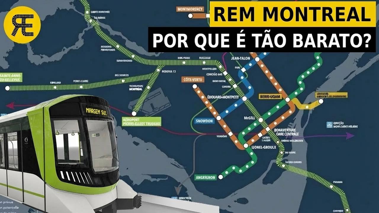 Como esse megaempreendimento saiu tão barato? Entenda o REM de Montreal