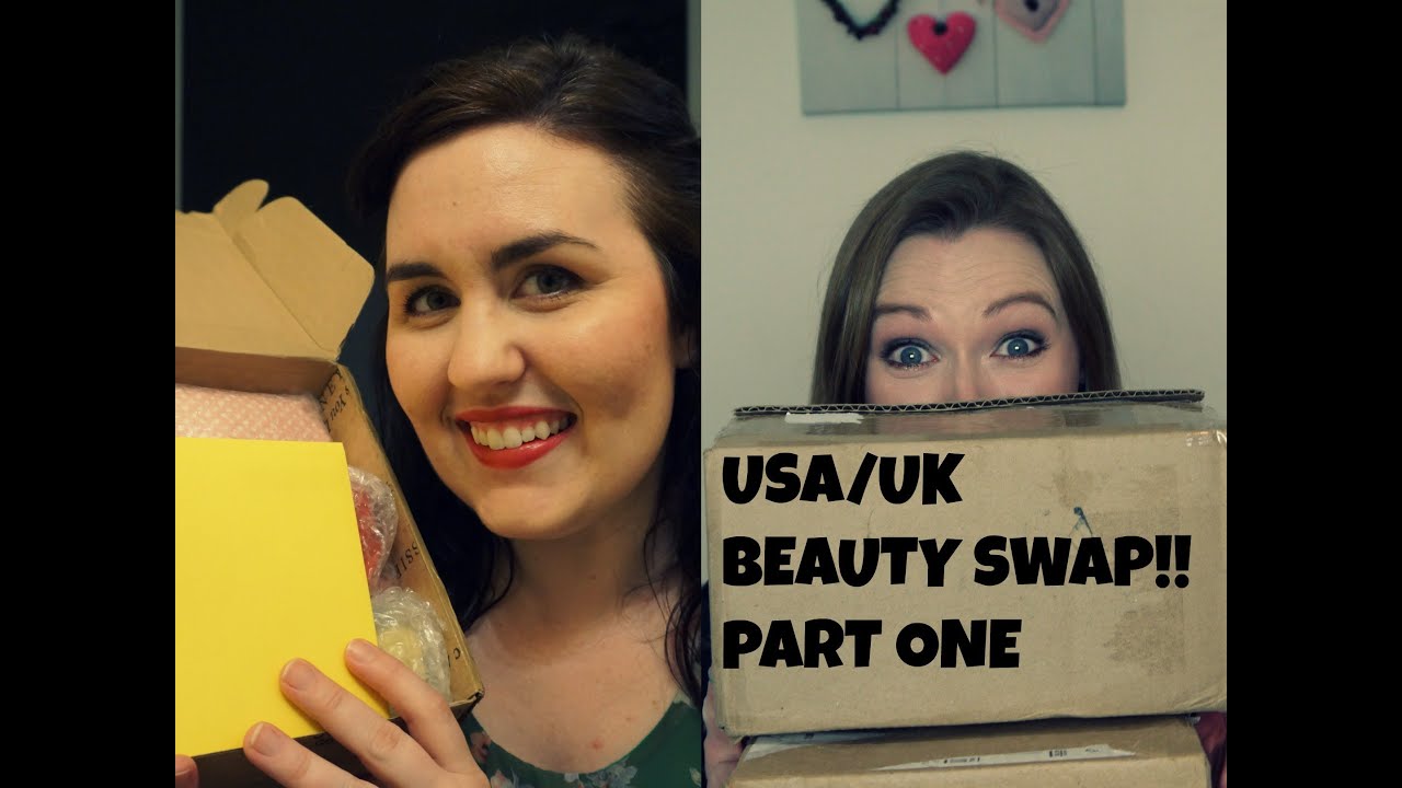 UNBOXING: USA/UK Beauty Swap w/AineBeauty PART ONE