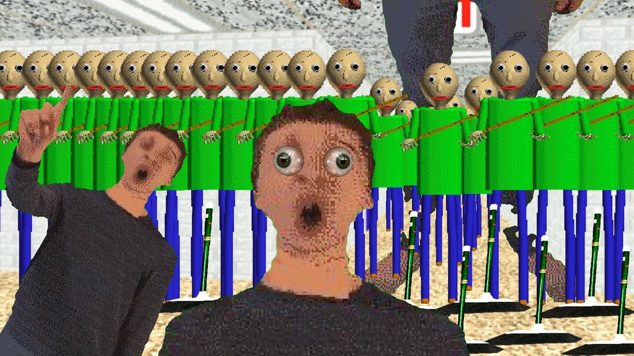 Директор сходит с ума, используя моды в Baldi’s Basics