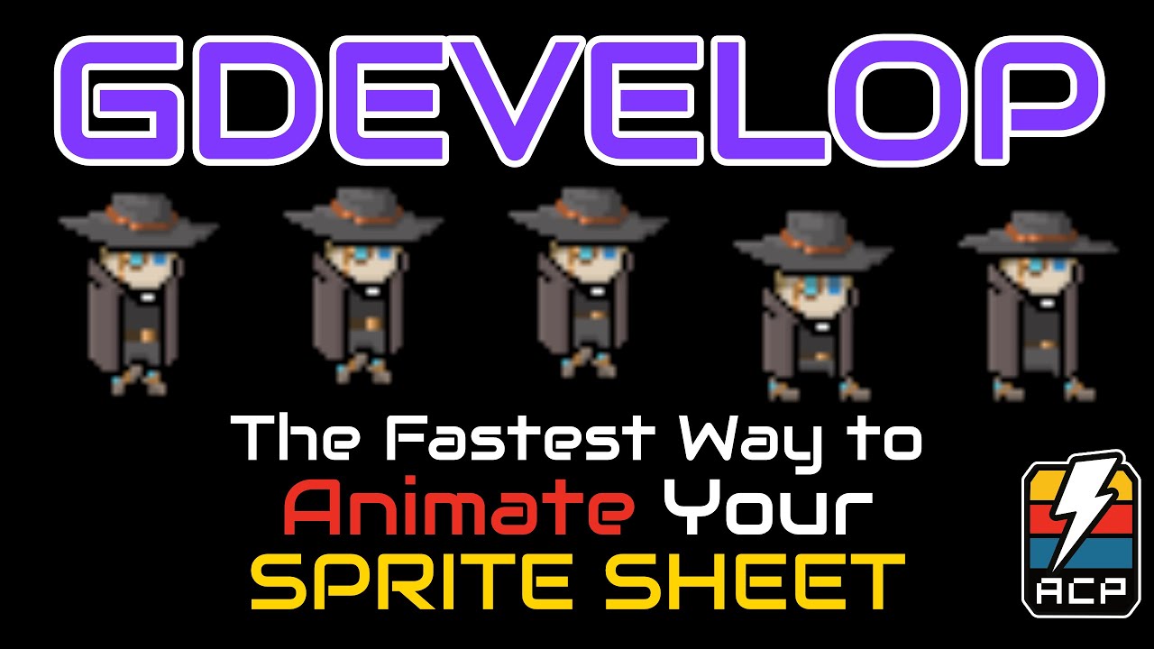 The Fastest Way To Animate Your Sprite Sheet With GDevelop