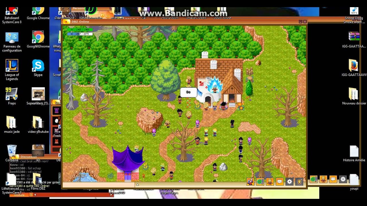 Dbz online - LUDO MONTRE LE SSJBLUE