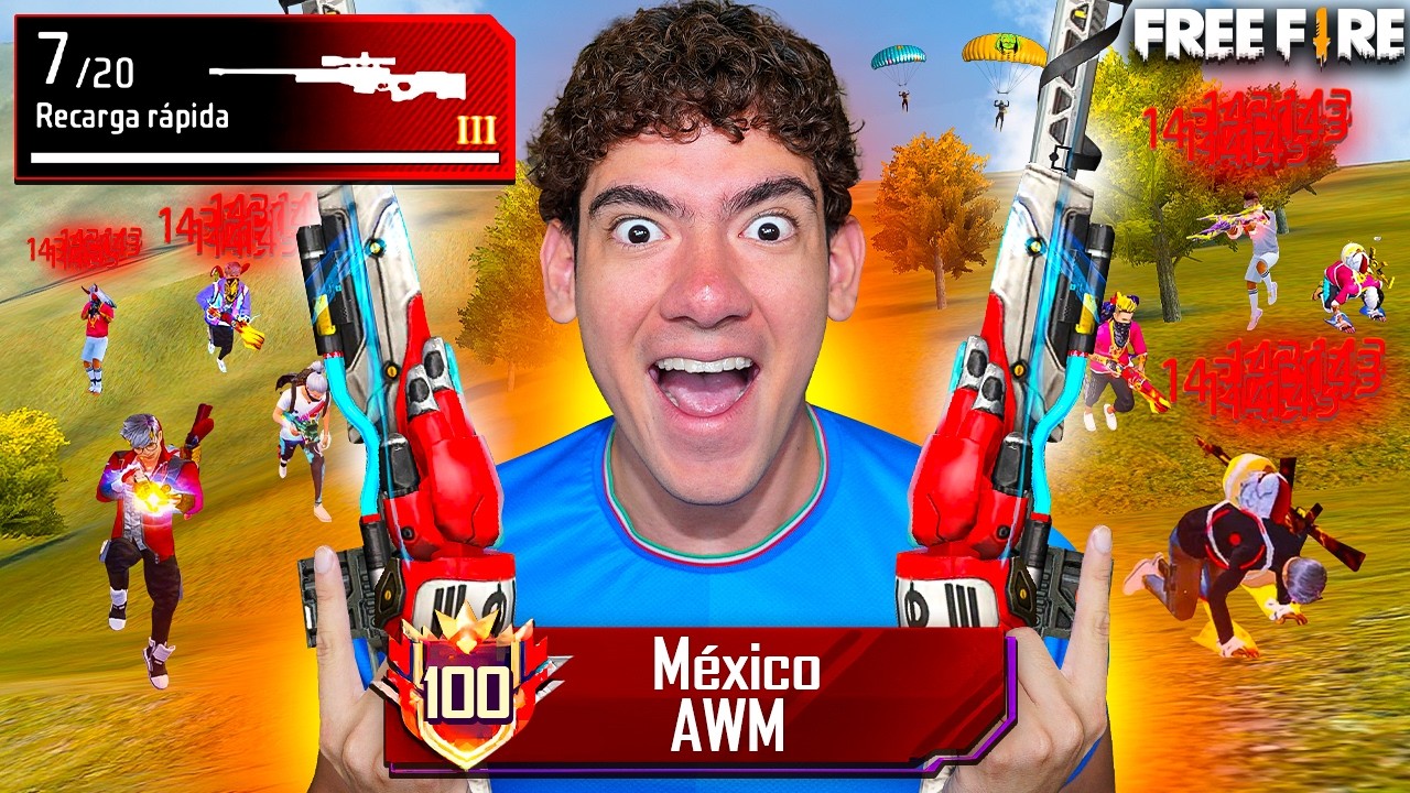 ASÍ FUE COMO ENTRÉ AL TOP GLOBAL 100 CON EL AWM en FREE FIRE !! - TheDonato