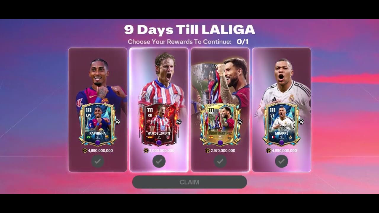 Я купил LALIGA COUNTDOWN PACK FC MOBILE