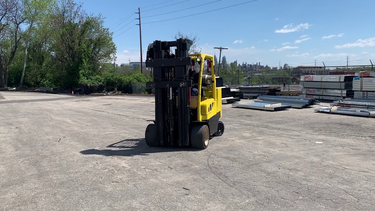 12,000 LB HYSTER ROLL CLAMP TRUCK S120FTPRS LOWERED MAST 85