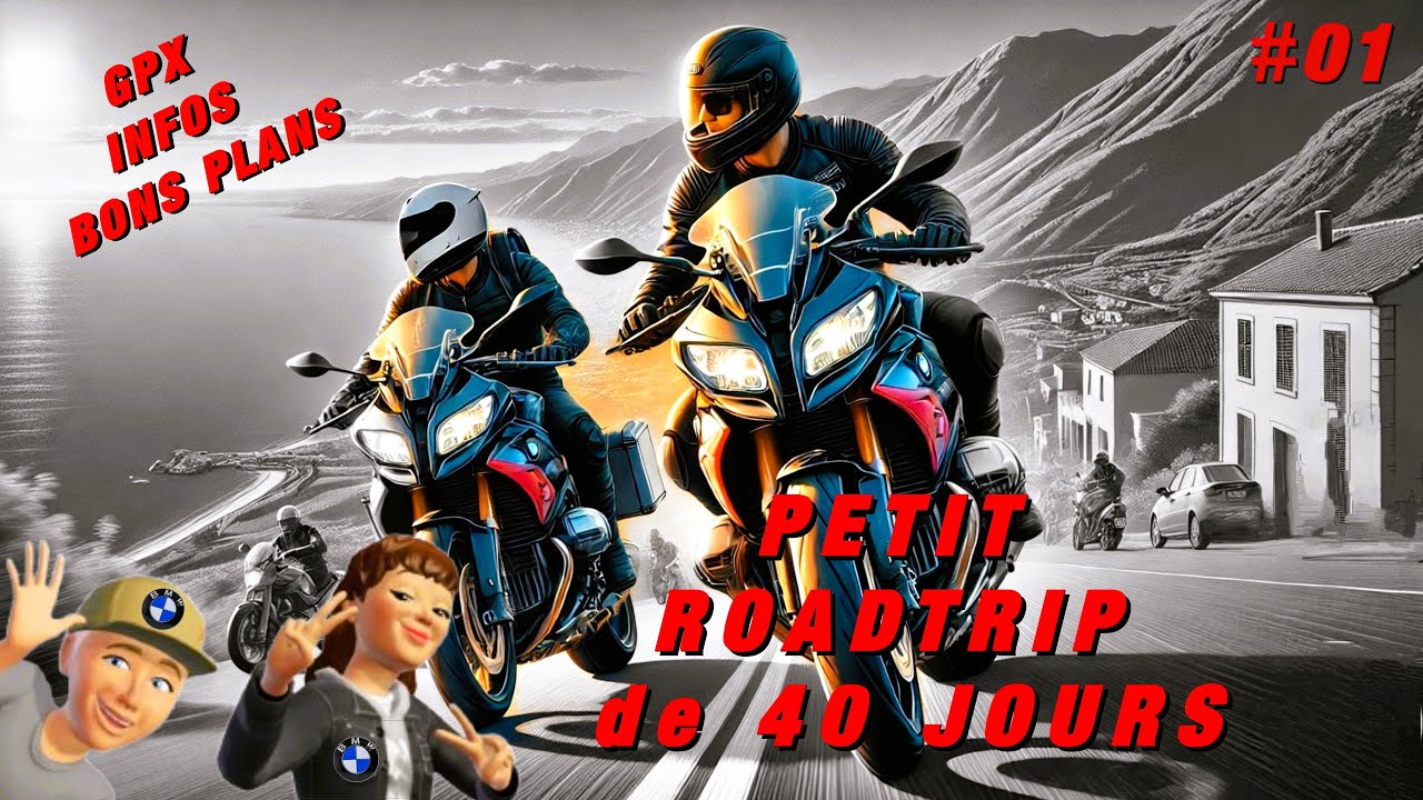 ITALIE, GRÈCE, ALBANIE, MONTENEGRO, CROATIE, etc ... PETIT ROADTRIP en motos de 40 jours #01